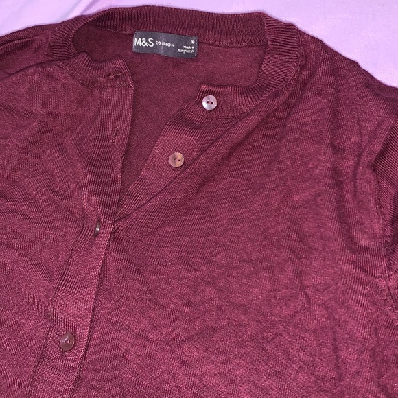 Maroon cardigan - Picture 2 of 2